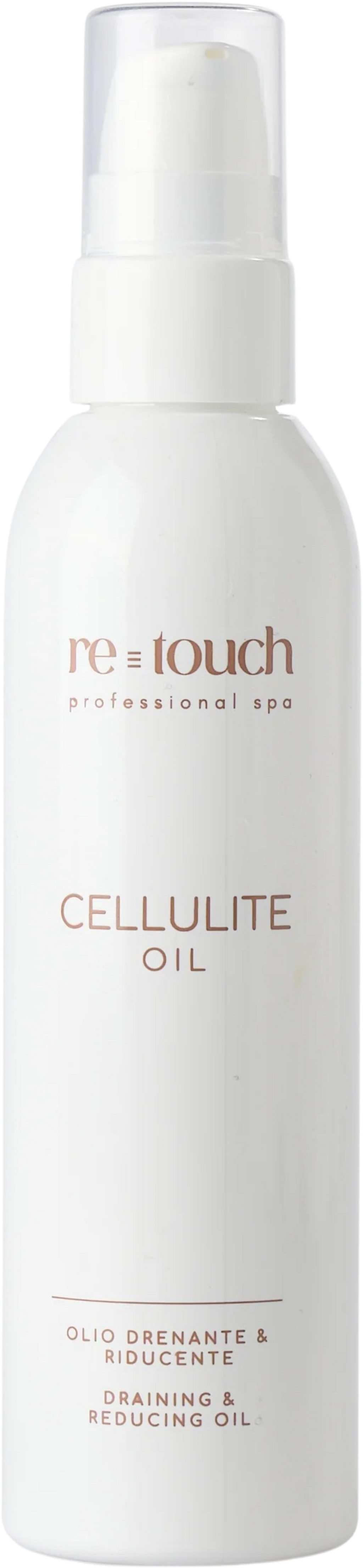 re-touch Cellulite Oil, Olio Drenante e Riducente - 200 ml