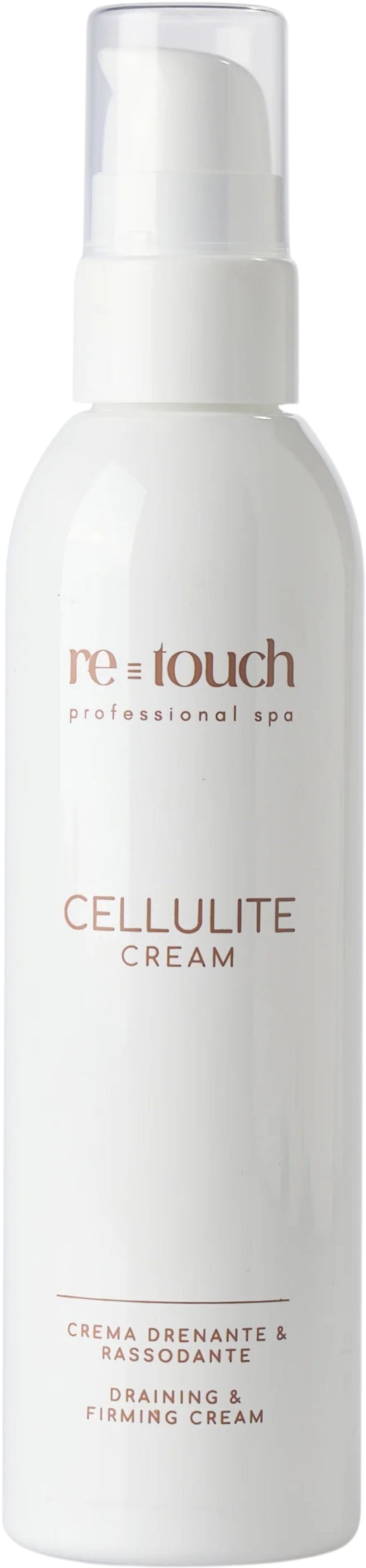 re-touch Cellulite Cream, Crema Drenante e Rassodante, 200 ml