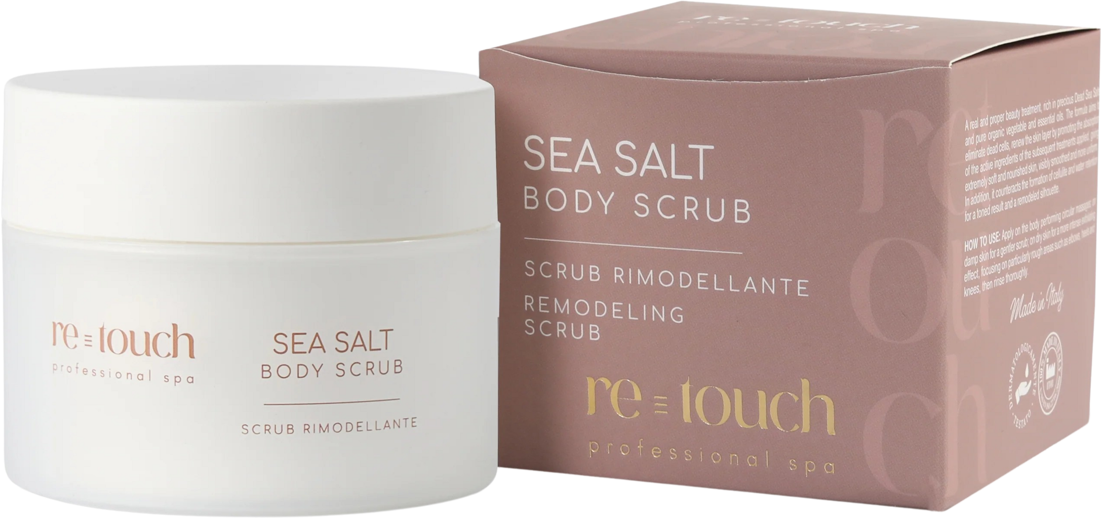 ETEREA Cosmesi Naturale re-touch Sea Salt Body Scrub - 200 ml