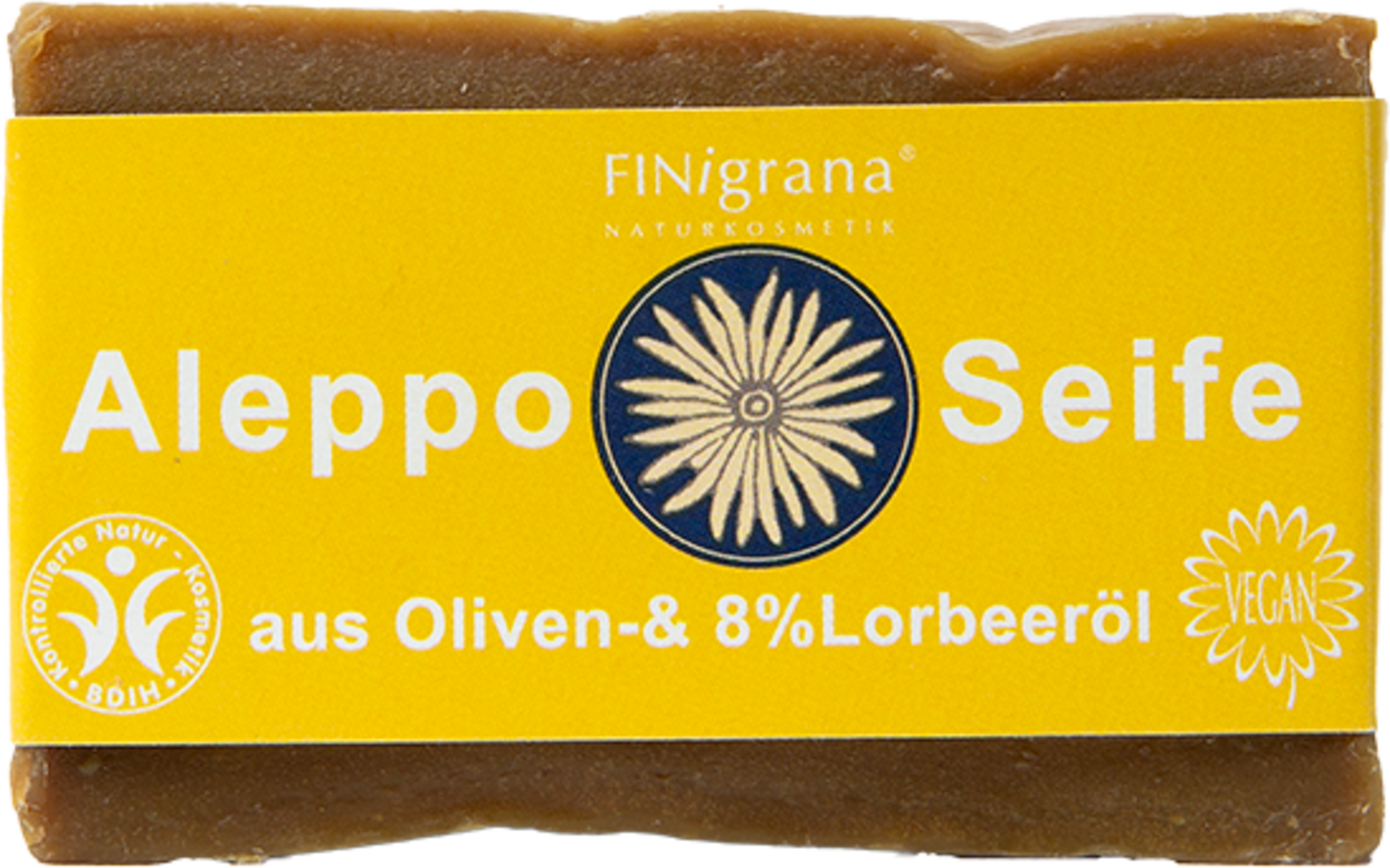 FINigrana® Bio & Naturkosmetik Aleppo Soap with 8 % Laurel Oil - 180 g