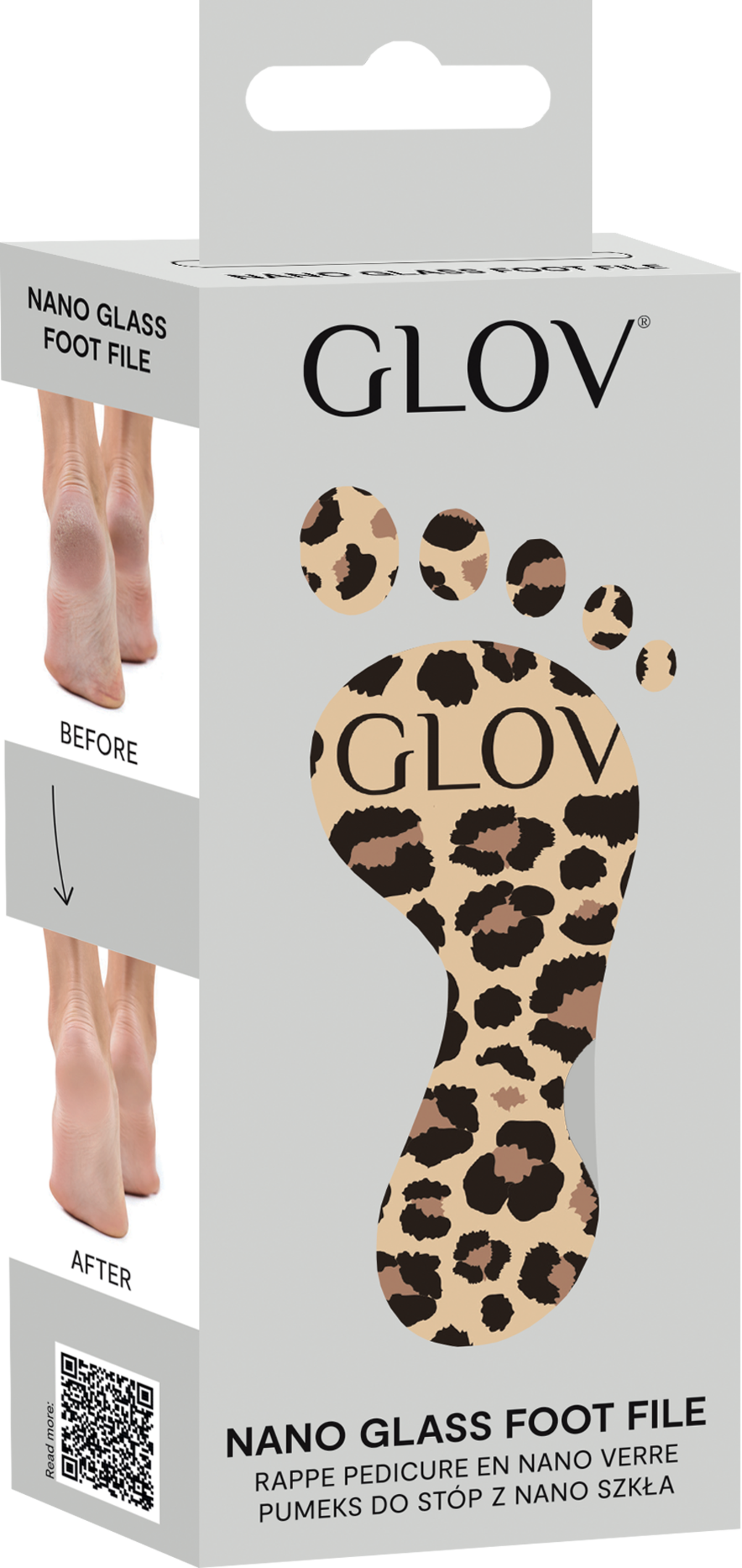 GLOV Lima per piedi in nano vetro