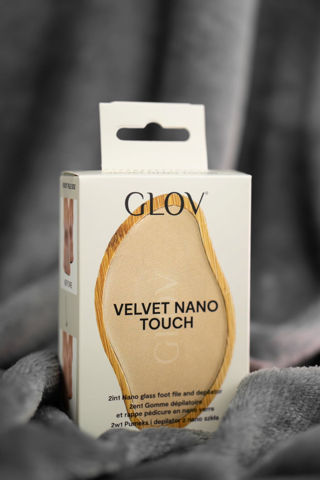 Velvet Nano Touch 2in1 Nano Glass Foot File & Depilator - 1 pz.