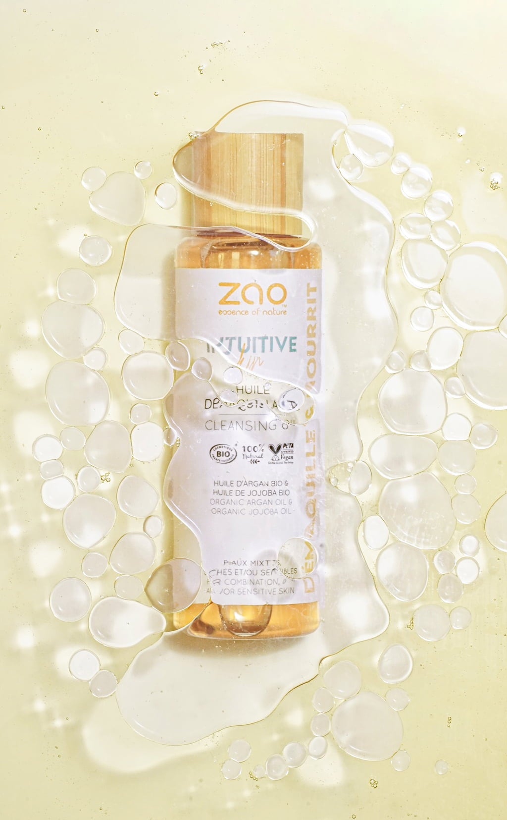Zao Make up Olio detergente intuitivo per la pelle - 100 ml