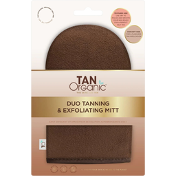 Duo Brun-utan-sol- och exfolierande handske