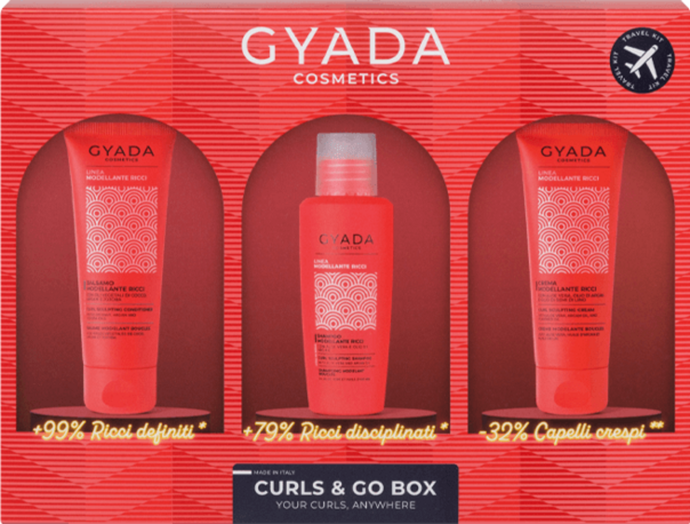 Gyada Cosmetics CURLS & GO BOX - 1 set