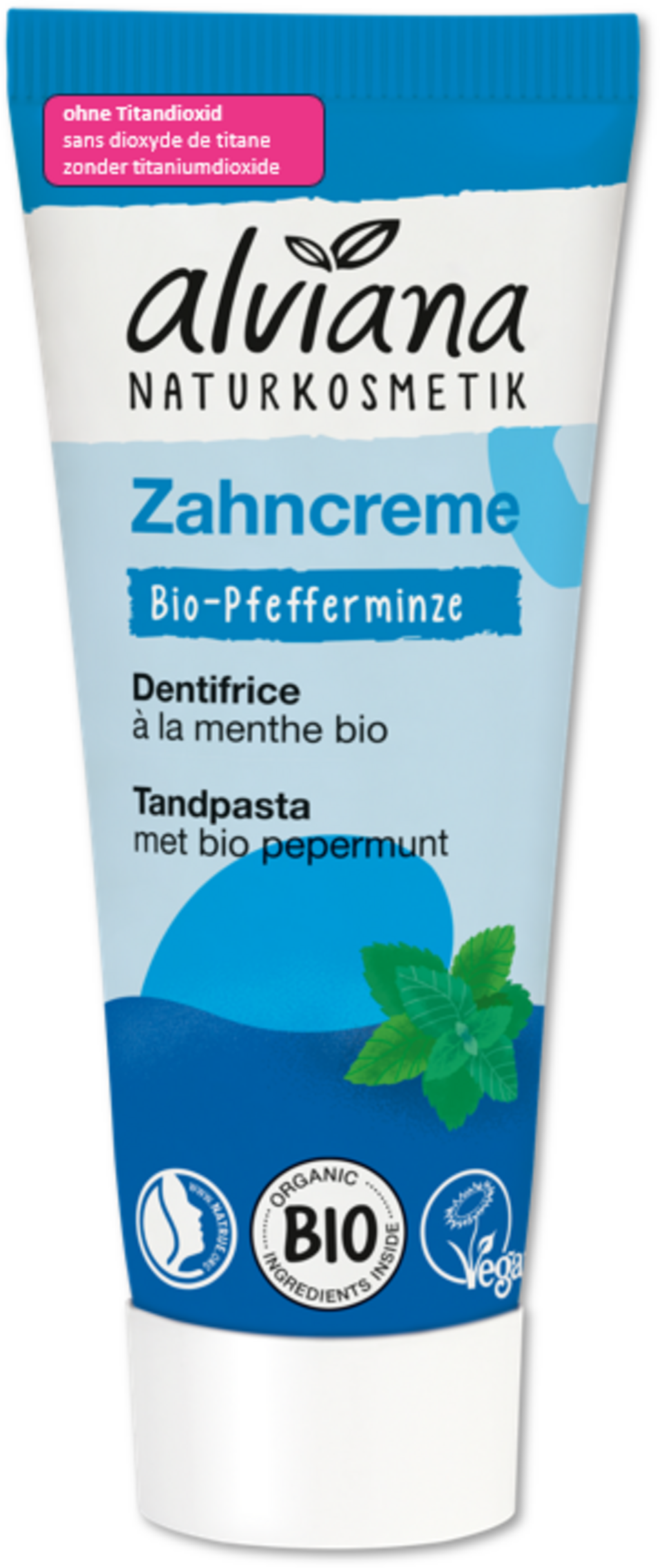 alviana Naturkosmetik Zubná pasta s bio mätou
