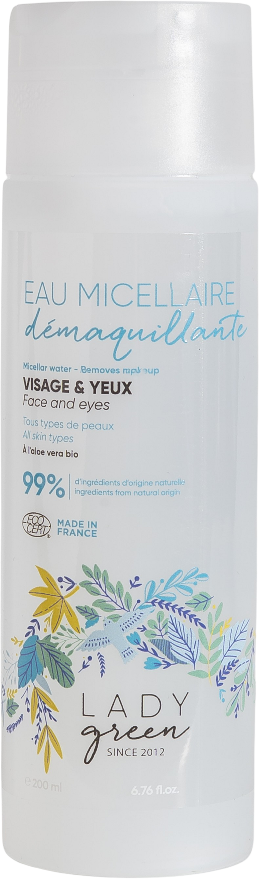 Lady Green Fraîcheur Céleste Acqua Micellare - 200 ml