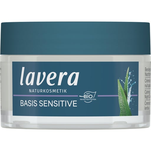 Lavera Crème de Nuit Apaisante "basis sensitiv" - 50 ml