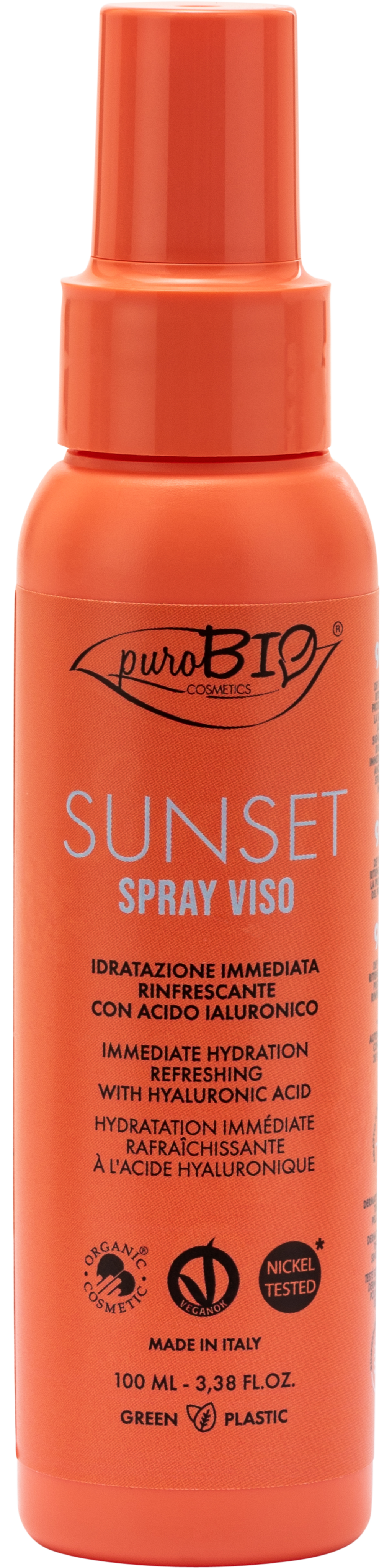 puroBIO Cosmetics Sunset Fix & Fresh Make-up Mist - 100 ml