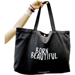 I WANT YOU NAKED Cotton Bag BORN BEAUTIFUL XL