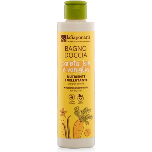 Gel Douche Nourrissant & Velouté Carotte & Vanille - 200 ml