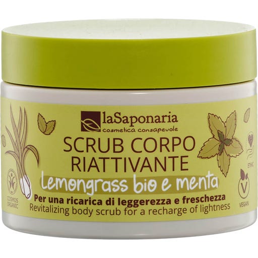 La Saponaria Lemongrass & Minze Körperpeeling - 250 g
