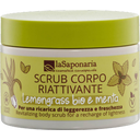 La Saponaria Piling za telo limonska trava in meta - 250 g