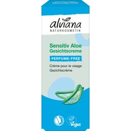 Alviana Naturkosmetik Krema za osjetljivo lice s alojom - 50 ml