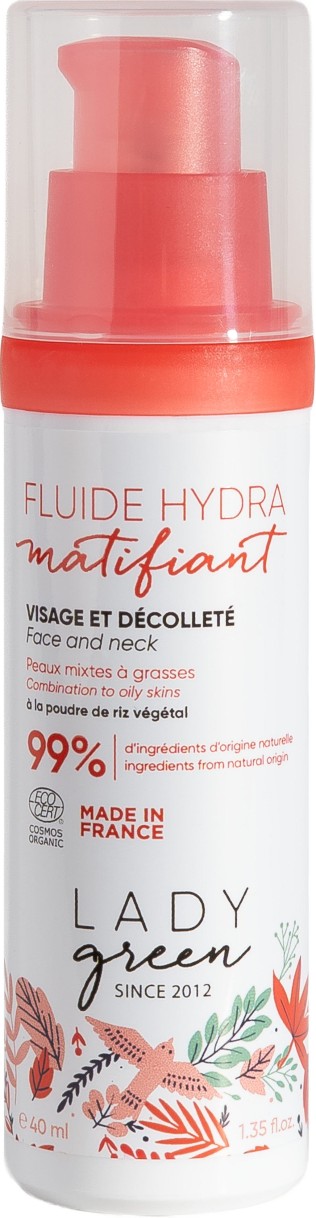 Lady Green Hydra-mattifying Moisturizer - 40 ml