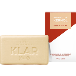 KLAR Gesichtsseife Hagebutten-Kernöl - 100 g