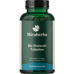 Miraherba Bio Shatavari Tabletten - 200 Tabletten