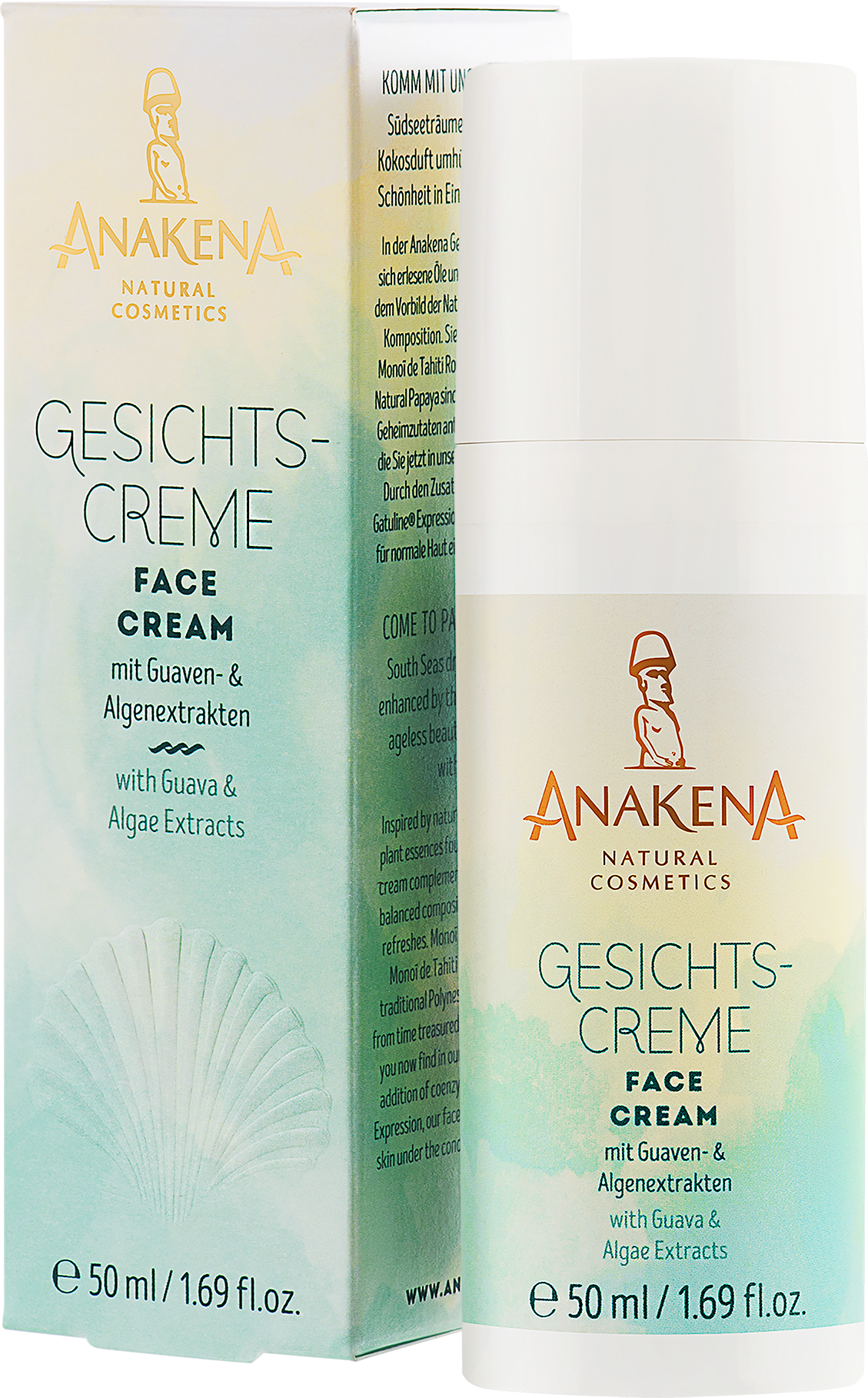 Anakena Face Cream with Guava & Algae Extracts - 50 ml