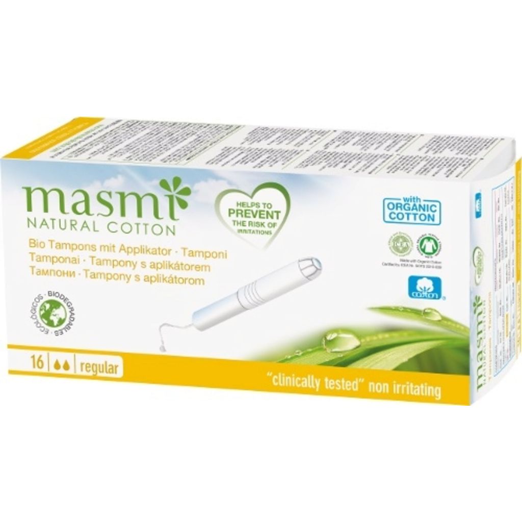 masmi Organic Tampons + Applicator - Ecco Verde Online Shop