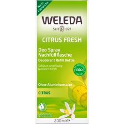 Weleda 24h dezodorant Citrus (náplň) - 200 ml fľaša na doplnenie