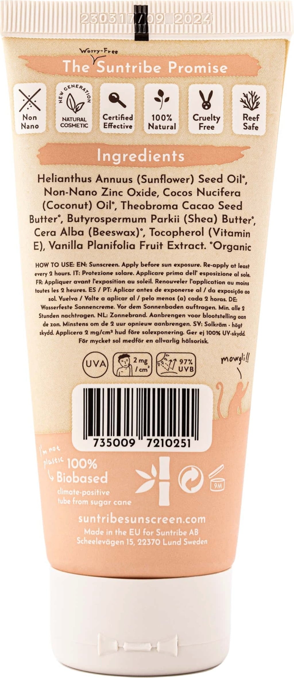 Suntribe Kids Mineral Sunscreen SPF 30 - 100 ml