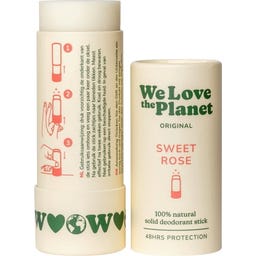 We Love The Planet Sweet Rose Deo - Deodorante in stick (40 g)