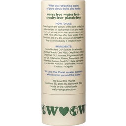 We Love The Planet Fresh Citrus Deodorant - Deodorant Stick (40g)