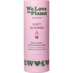 We Love The Planet Soft Almond Sensitiv Deo - Deodorante in stick (40 g)