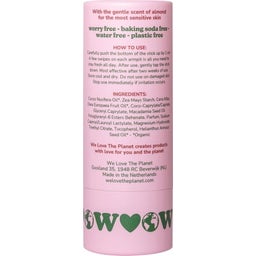 We Love The Planet Soft Almond Sensitiv Deo - Deo Stick (40g)