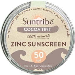 Suntribe Zinc Sunscreen Gesicht & Sport SPF 50 - cocoa tint
