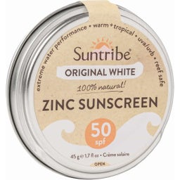 Suntribe Zinc Sunscreen Gesicht & Sport SPF 50 - original white