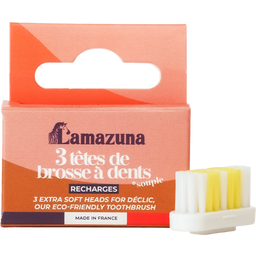 Lamazuna Replacement Brush Heads - Soft  - 1 Pkg