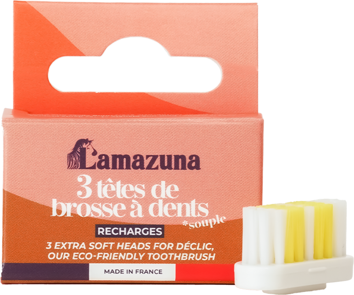 Lamazuna Testine Intercambiabili Setole Morbide - 1 conf.