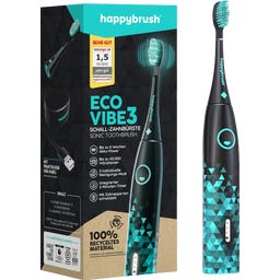 happybrush ECO VIBE 3 Sonic Toothbrush Black-Mint - 1 Pc