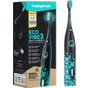 happybrush ECO VIBE 3 Schallzahnbürste Schwarz-Mint
