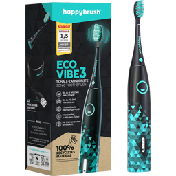 Brosse à Dents Sonique ECO VIBE 3 - Noir et Menthe - 1 pcs