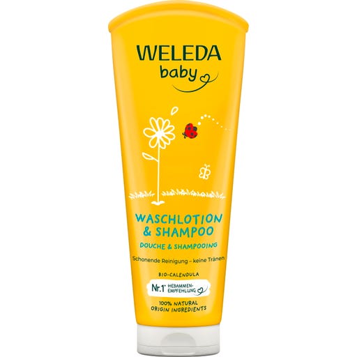 Weleda Calendula Waschlotion & Shampoo - 200 ml