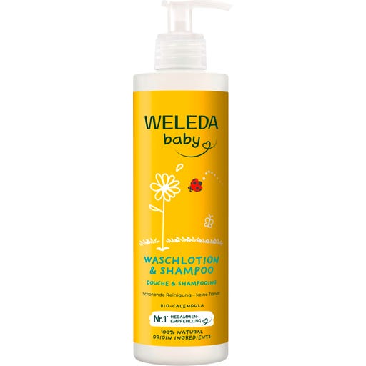 Weleda Calendula Body Wash & Shampoo - 400 ml