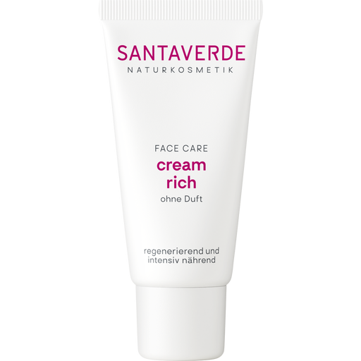 SANTAVERDE FACE CARE cream rich fragrance-free - 30 ml
