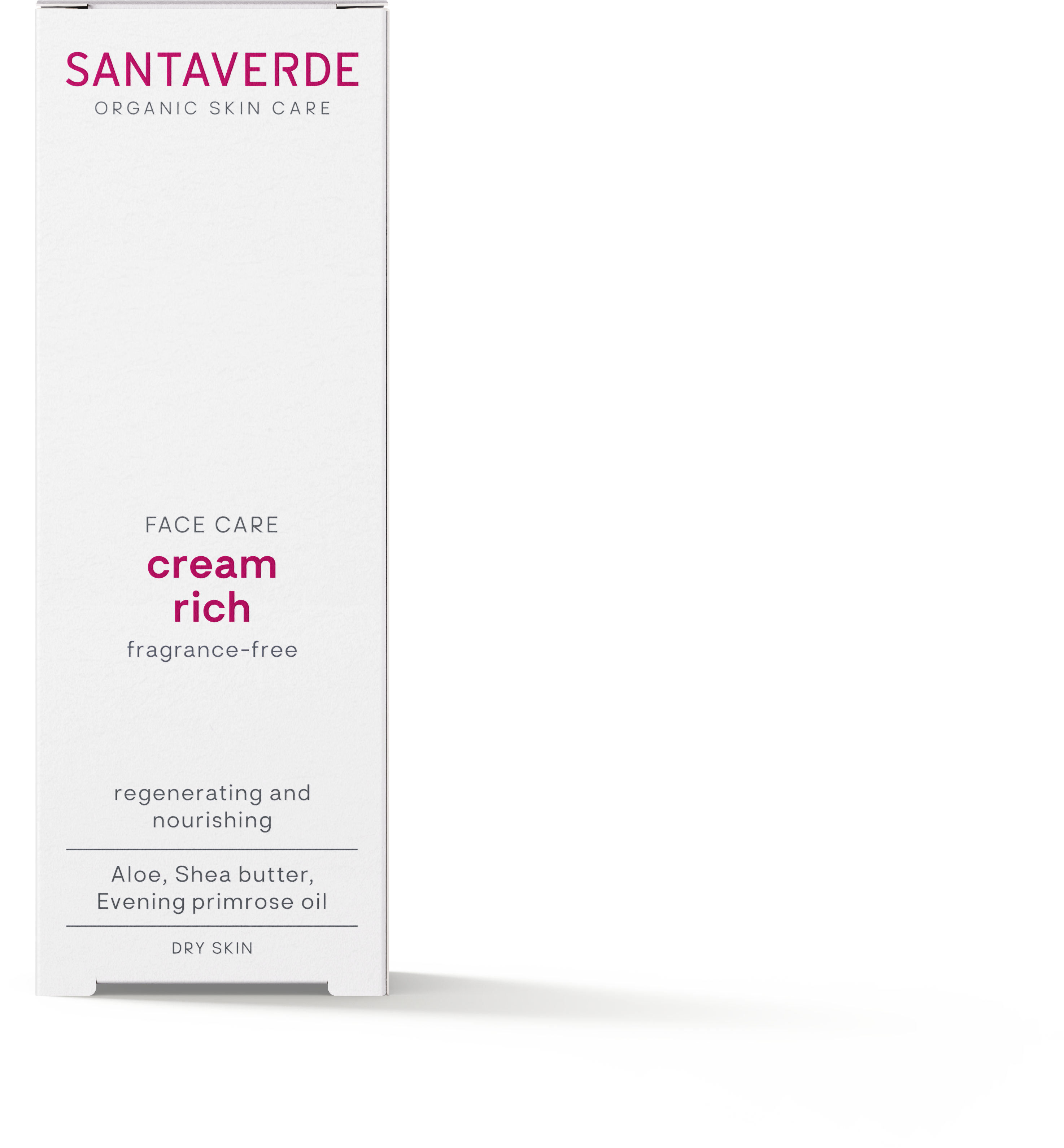 SANTAVERDE FACE CARE cream rich fragrance-free - 30 ml