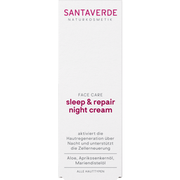 SANTAVERDE FACE CARE sleep & repair night cream - 30 ml