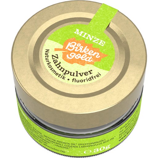 Birkengold Dentifricio in Polvere - Menta - 30 g
