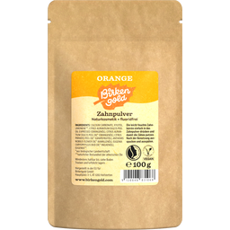 Birkengold Prah za zobe - oranžna - Za ponovno polnjenje 100g