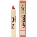 puroBIO cosmetics Twist & Go Nourishing Lipstick Pencil - 501 universal pink