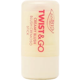 puroBIO Cosmetics Twist & Go Creamy Blush - 04 strawberry