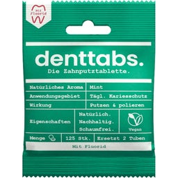 Comprimés de Dentifrice Stévia-Menthe Avec Fluor - 125 pièces