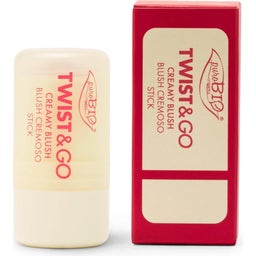 puroBIO Cosmetics Twist & Go Creamy Blush - 04 strawberry