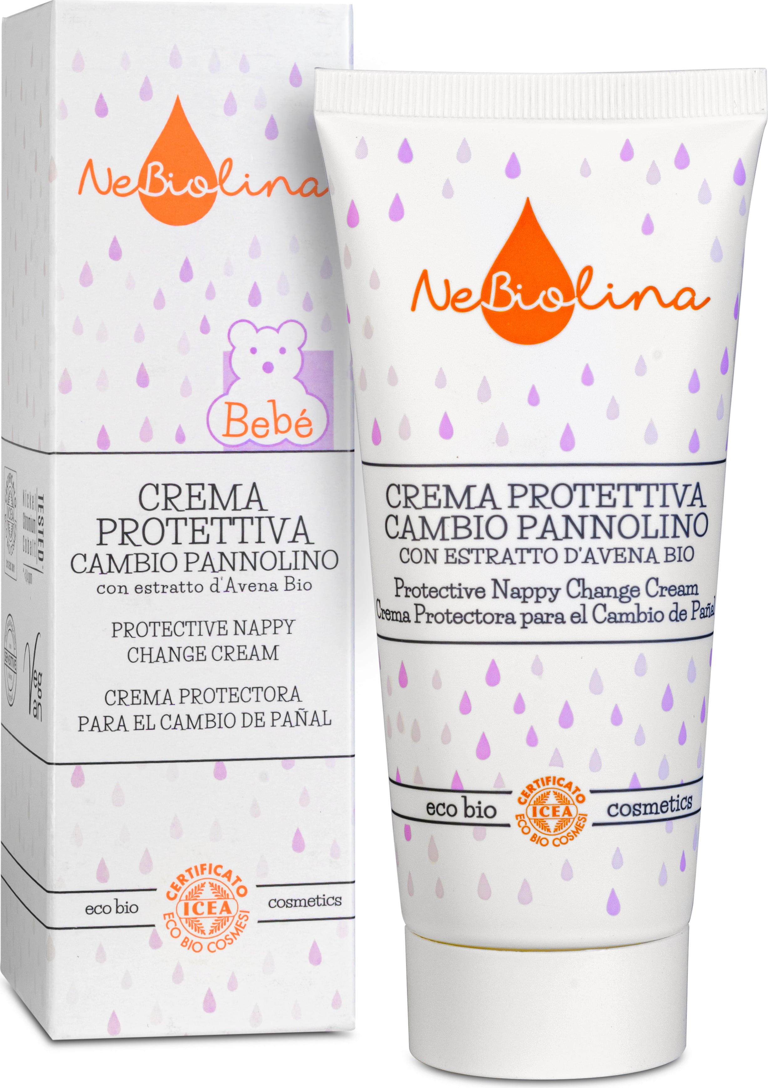 NeBiolina Crema Protettiva Cambio Pannolino - 100 ml