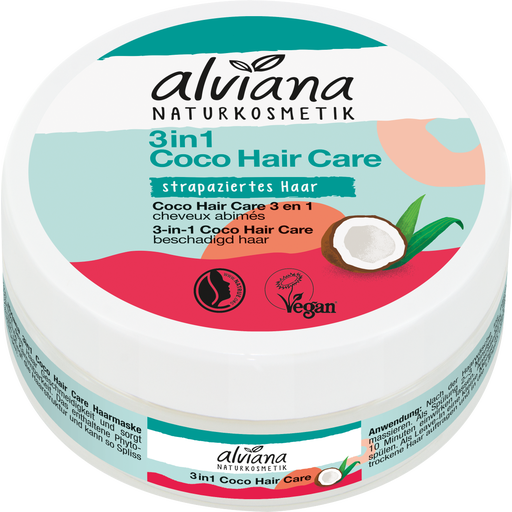 alviana Naturkosmetik 3in1 Coco Hair Care Bio-Kokosöl - 150 ml
