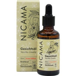 NICAMA Božićno ulje za lice - vanilija i limeta - 50 ml